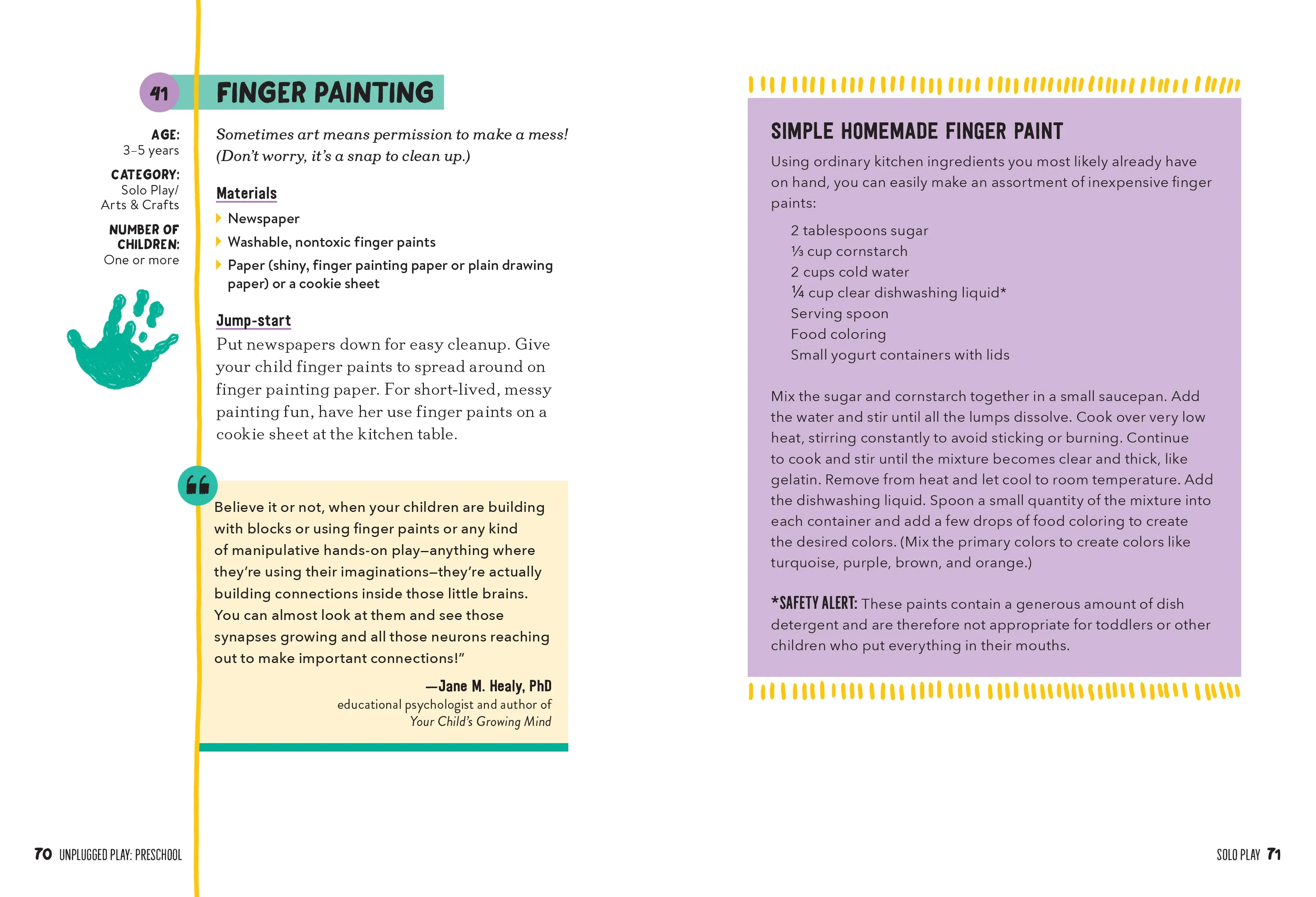 Unplugged Play - Preschool - Screen-Free Ideas For Creative Fun!
