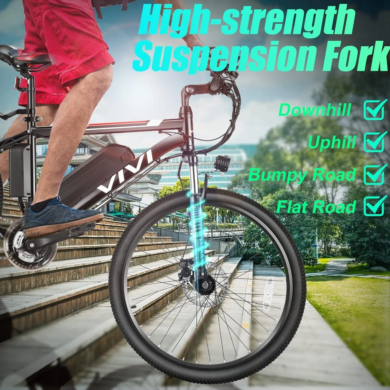 VIVI M026SHUL Commuter Hardtail Electric Mountain Bike UL2849 Certified