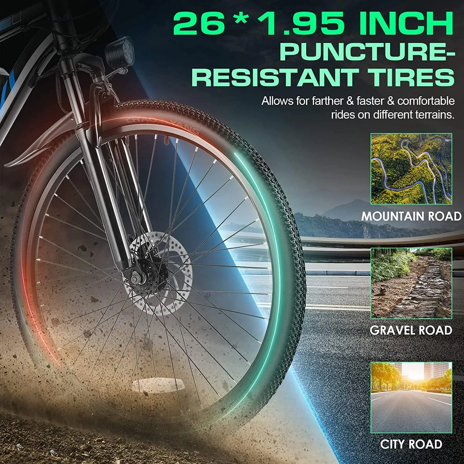 VIVI M026SHUL Commuter Hardtail Electric Mountain Bike UL2849 Certified