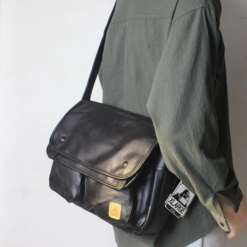 Vvsha  Christmas Gift Black Casual Messenger Bag