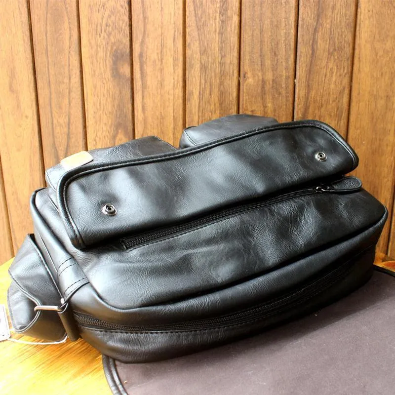 Vvsha  Christmas Gift Black Casual Messenger Bag