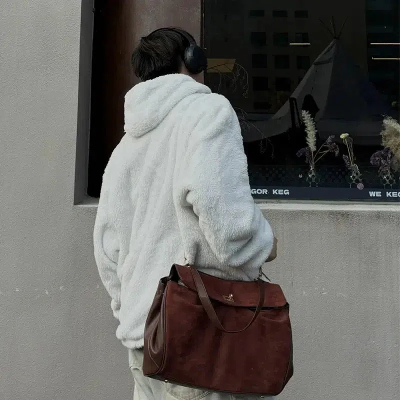 Vvsha  Christmas Gift Casual Suede Leather Bag