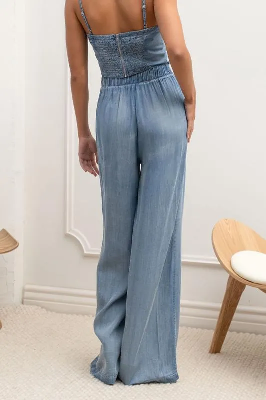 Washed Pleated