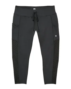 Winchester Tights with Mesh Details | Black