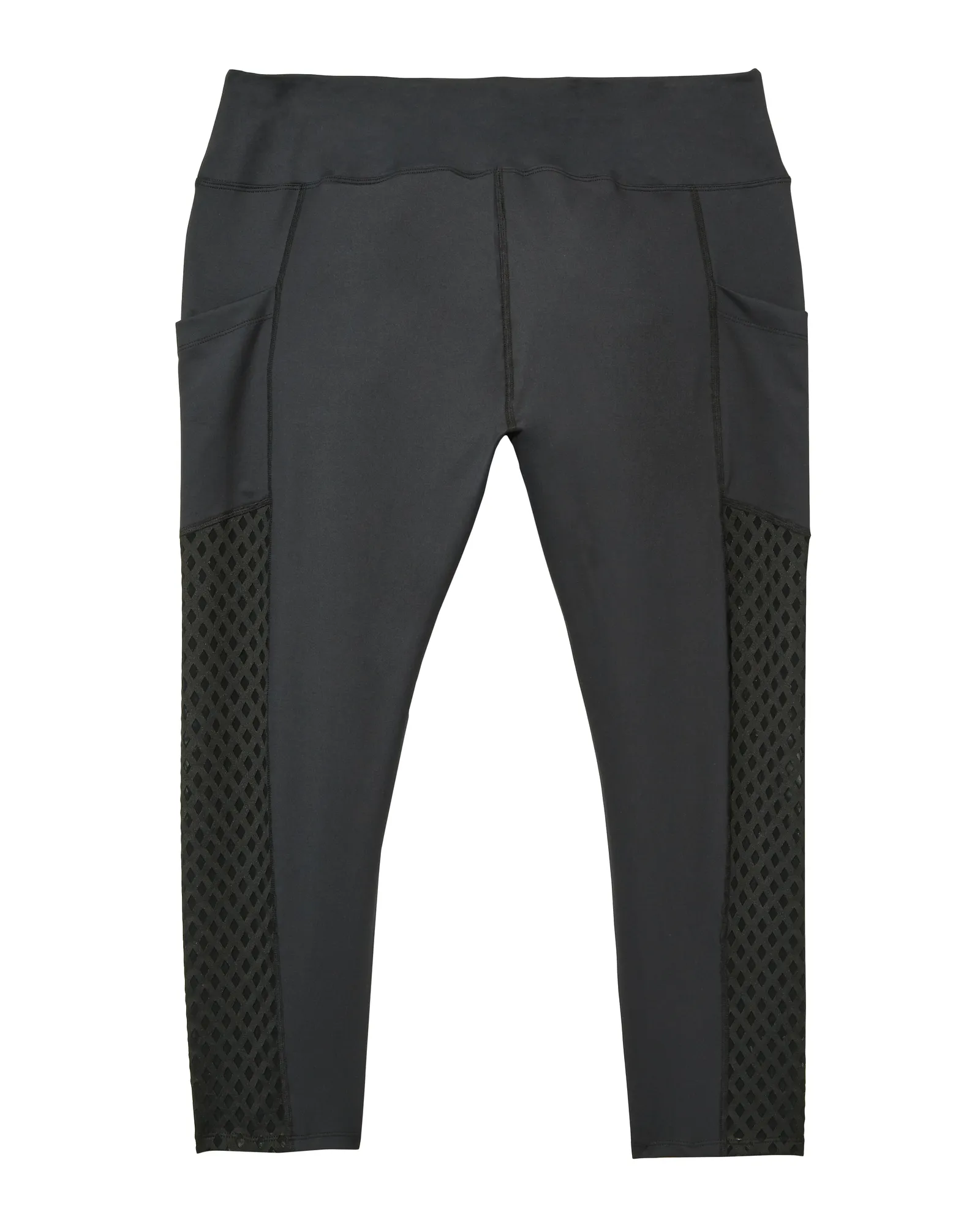 Winchester Tights with Mesh Details | Black