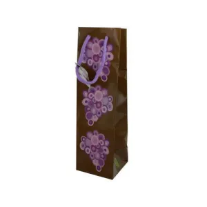 Wine Gift Bag with Grape Design ( Case of 20 )