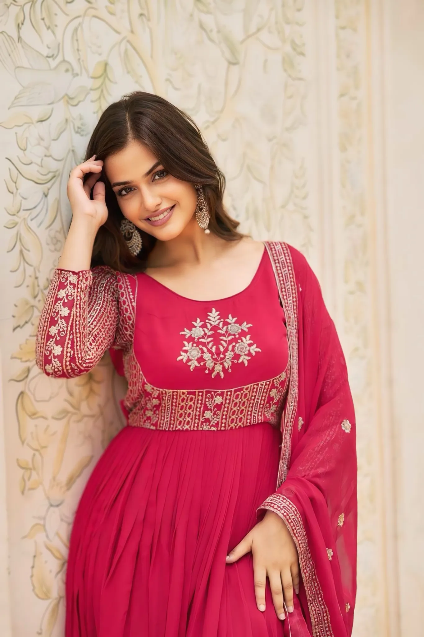 WOMEN PERFECT ATTRACTIVE GOWN WITH DUPATTA SET