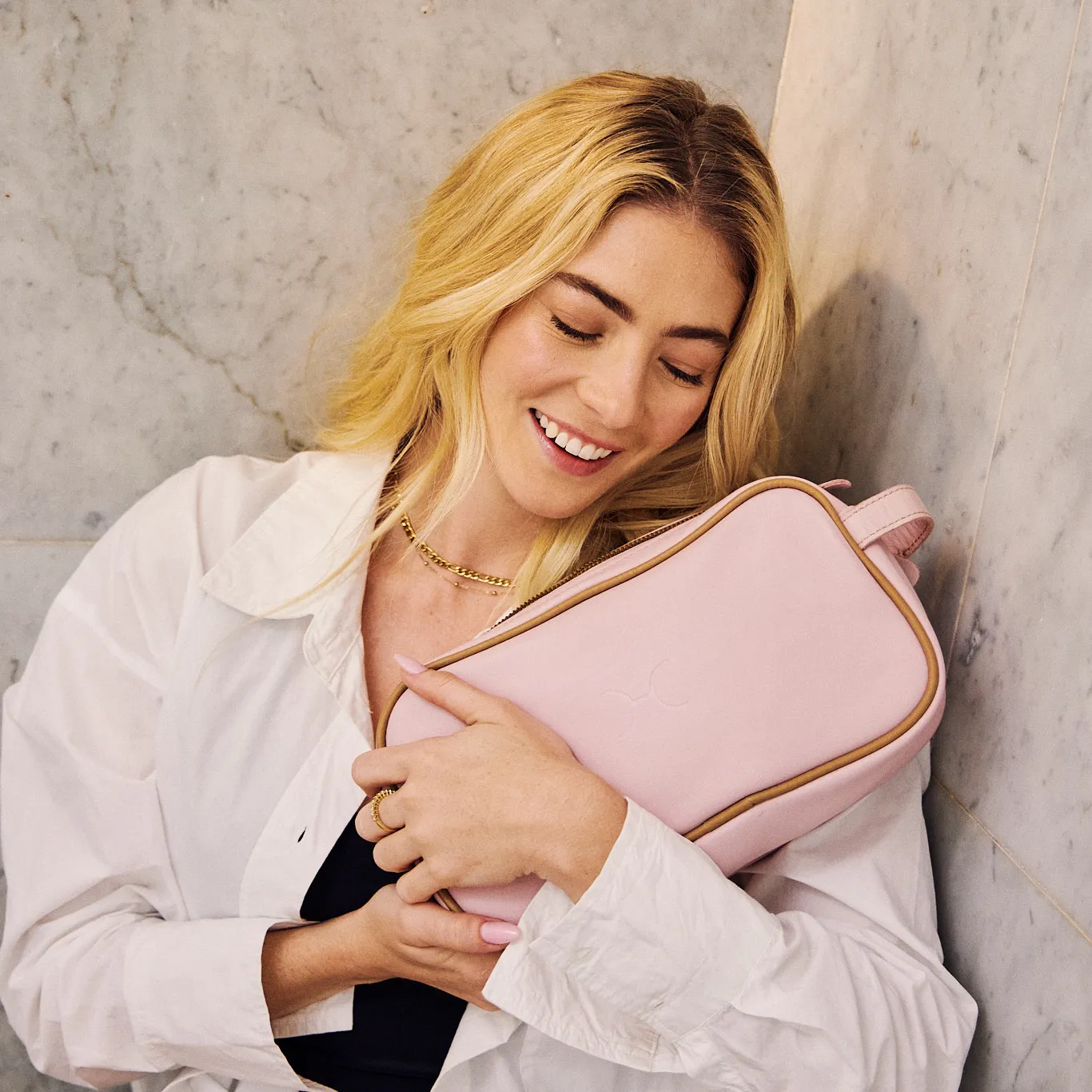 Women's  Double Zip Vanity Leather
