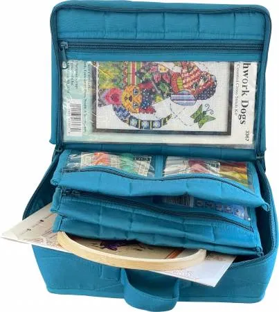 Yazzii Mini Craft Organizer Large Aqua CA14A